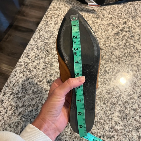 JENNI KAYNE Suede Saddle Brown Mules Size 7 / 37 - Picture 12 of 14